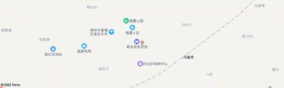 泰州娄庄路口_公交站地图_泰州公交_妙搜公交查询2025