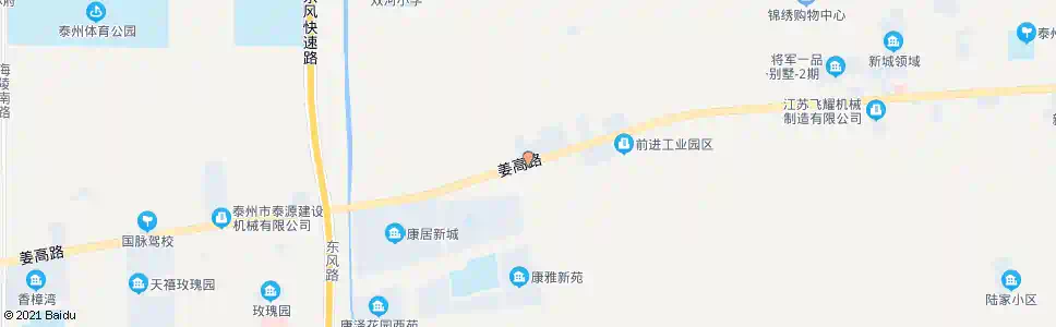 泰州西华_公交站地图_泰州公交_妙搜公交查询2025