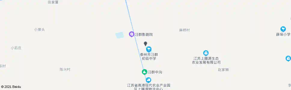 泰州汪群中学_公交站地图_泰州公交_妙搜公交查询2025