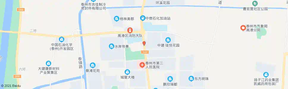 泰州高港眼科医院_公交站地图_泰州公交_妙搜公交查询2025