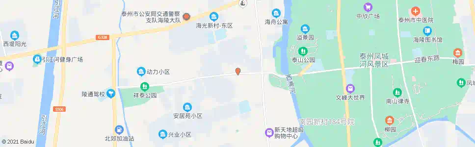 泰州景光小区_公交站地图_泰州公交_妙搜公交查询2025
