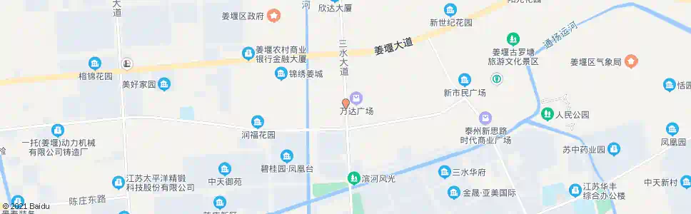泰州金湖湾_公交站地图_泰州公交_妙搜公交查询2025