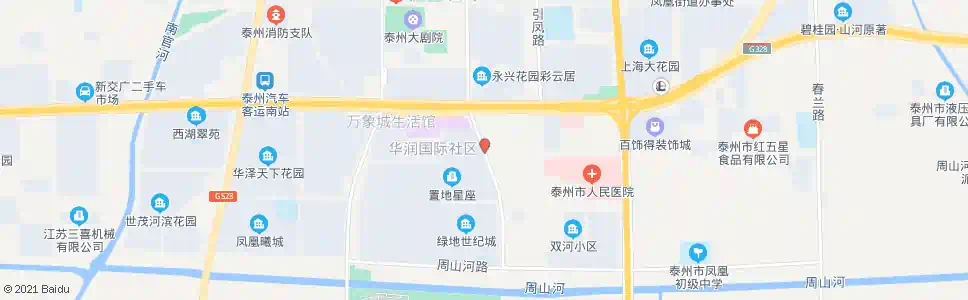 泰州华润国际_公交站地图_泰州公交_妙搜公交查询2025