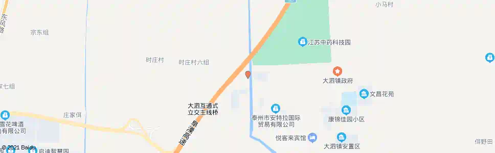 泰州三星路口_公交站地图_泰州公交_妙搜公交查询2025