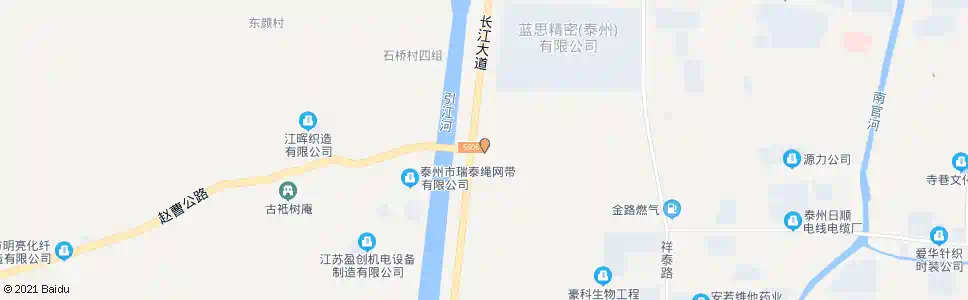 泰州石桥东_公交站地图_泰州公交_妙搜公交查询2025