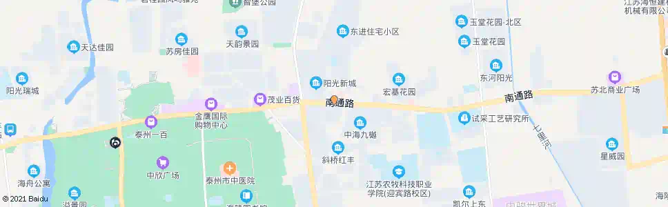 泰州斜桥_公交站地图_泰州公交_妙搜公交查询2025