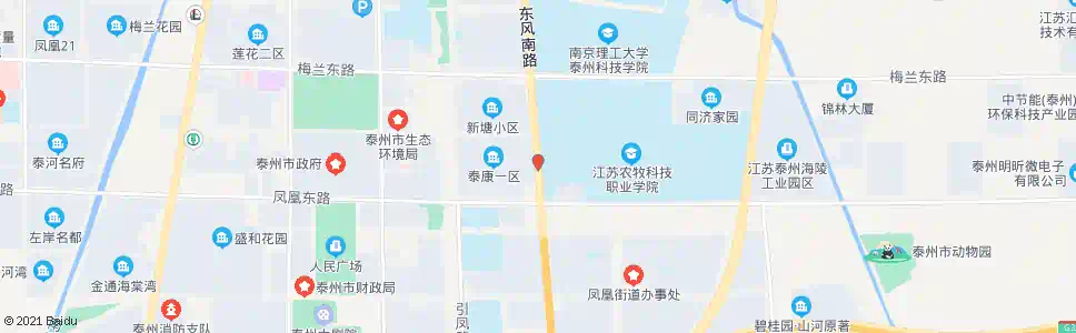 泰州新塘小区东门_公交站地图_泰州公交_妙搜公交查询2025