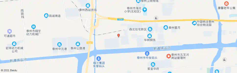 泰州五号码头_公交站地图_泰州公交_妙搜公交查询2025
