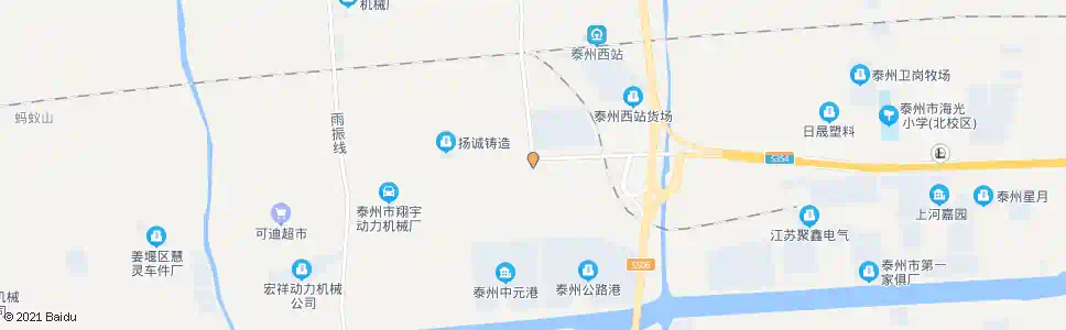 泰州四爪桥_公交站地图_泰州公交_妙搜公交查询2025