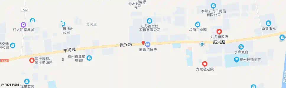 泰州姚家村_公交站地图_泰州公交_妙搜公交查询2025