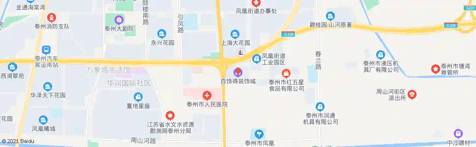 泰州装饰城_公交站地图_泰州公交_妙搜公交查询2025