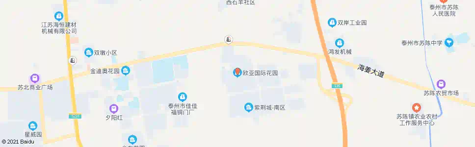 泰州欧亚国际_公交站地图_泰州公交_妙搜公交查询2025