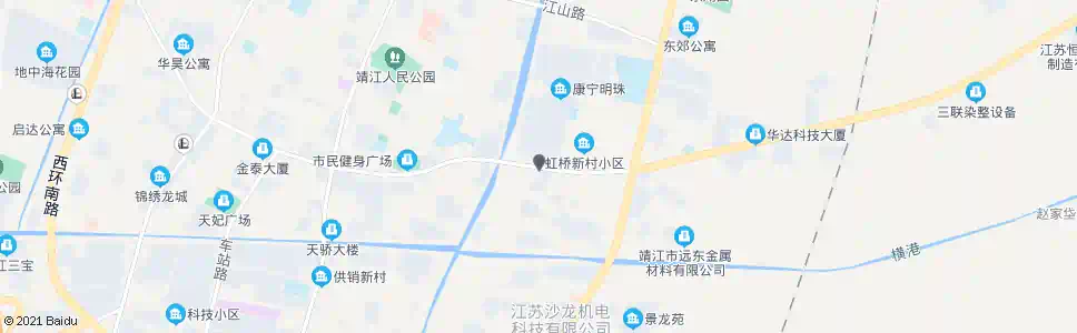 泰州虹桥城市花园_公交站地图_泰州公交_妙搜公交查询2025