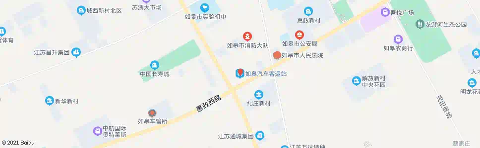 泰州如皋葛市车站_公交站地图_泰州公交_妙搜公交查询2025