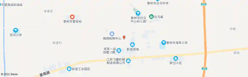 泰州白马镇_公交站地图_泰州公交_妙搜公交查询2025