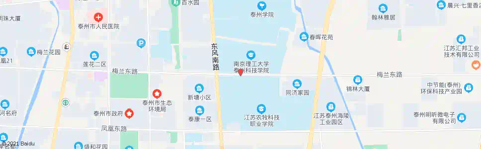 泰州南理工南门_公交站地图_泰州公交_妙搜公交查询2025
