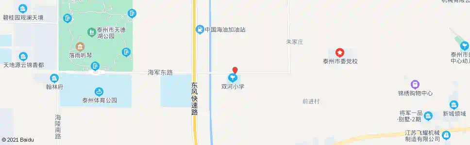 泰州双河小学_公交站地图_泰州公交_妙搜公交查询2025