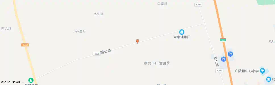 泰州曹介村_公交站地图_泰州公交_妙搜公交查询2025