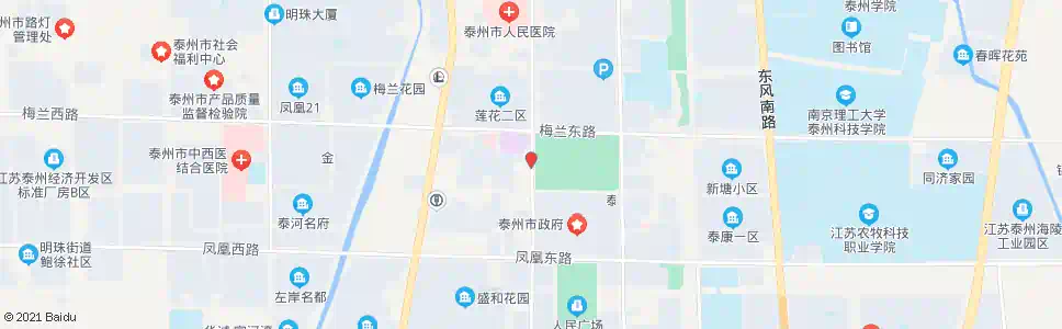 泰州莲花三区_公交站地图_泰州公交_妙搜公交查询2025