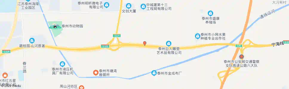 泰州唐家庄_公交站地图_泰州公交_妙搜公交查询2025