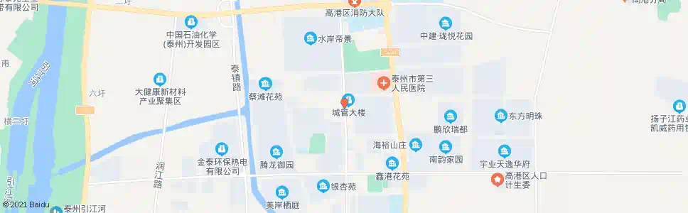 泰州文峰千家惠_公交站地图_泰州公交_妙搜公交查询2025