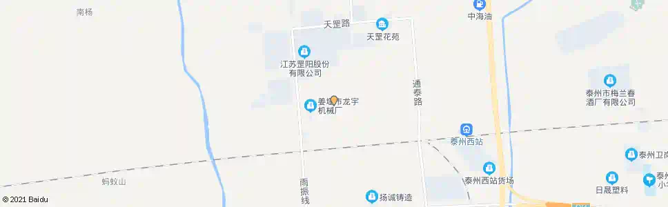 泰州冯官_公交站地图_泰州公交_妙搜公交查询2025