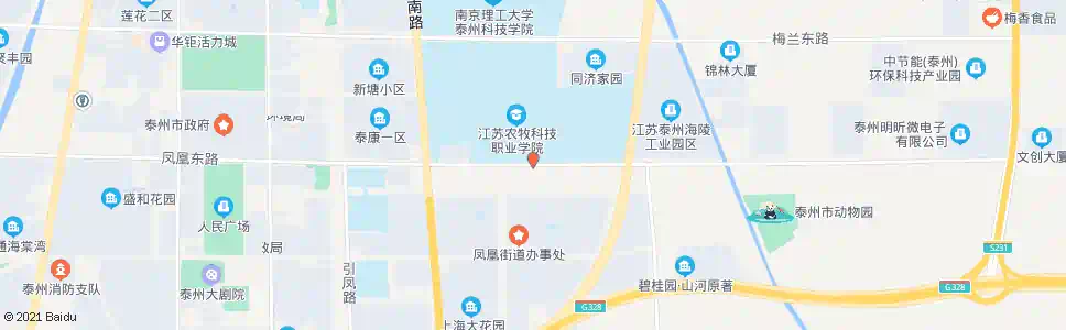泰州牧院(南门)_公交站地图_泰州公交_妙搜公交查询2025