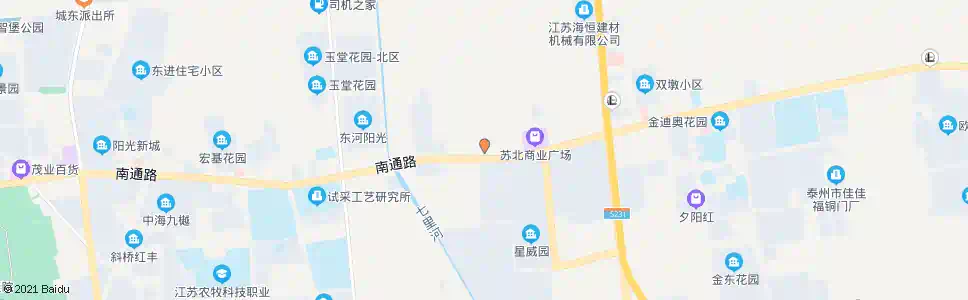 泰州温泰市场_公交站地图_泰州公交_妙搜公交查询2025