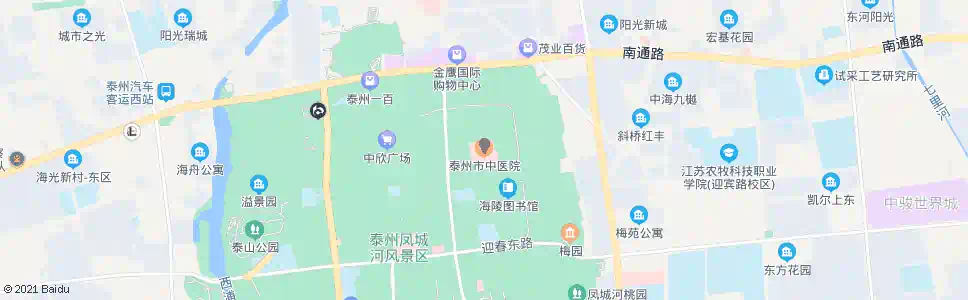 泰州中医院_公交站地图_泰州公交_妙搜公交查询2025