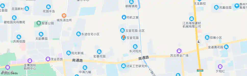 泰州玉堂花园_公交站地图_泰州公交_妙搜公交查询2025
