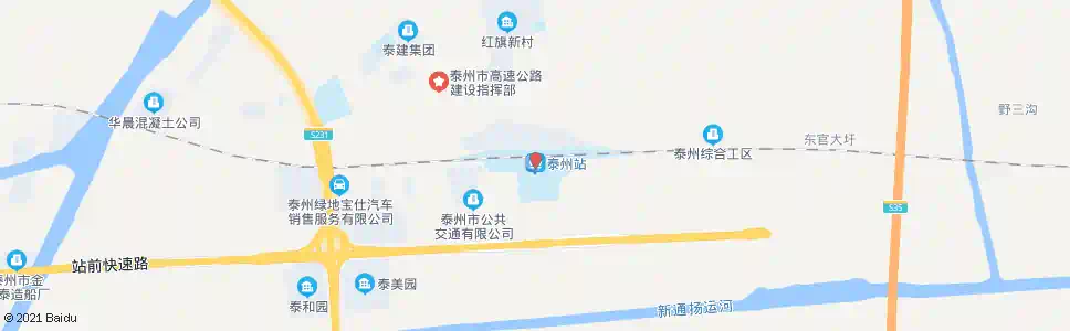 泰州三陈村_公交站地图_泰州公交_妙搜公交查询2025