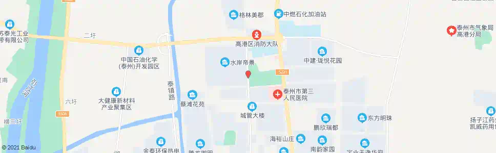 泰州水岸帝景_公交站地图_泰州公交_妙搜公交查询2025