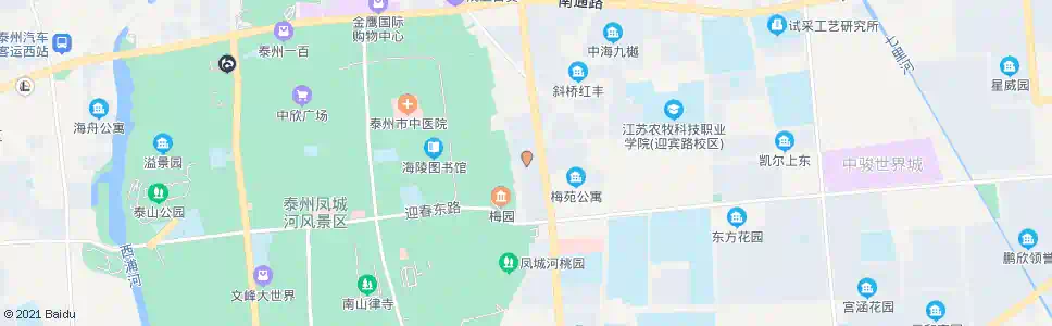 泰州金通梅园_公交站地图_泰州公交_妙搜公交查询2025