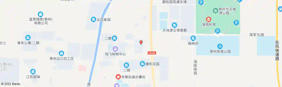 泰州奇瑞4S店_公交站地图_泰州公交_妙搜公交查询2025