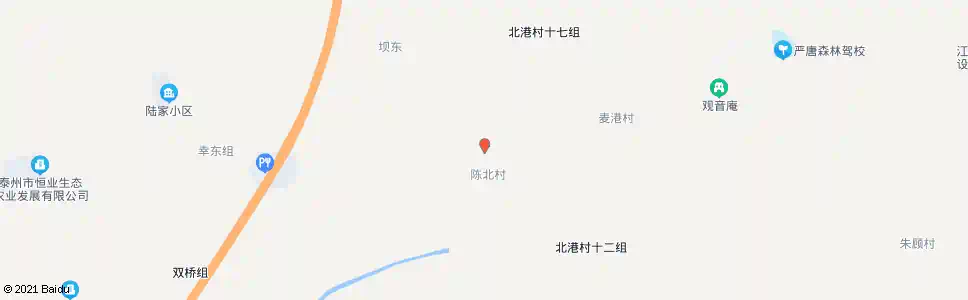 泰州北港村_公交站地图_泰州公交_妙搜公交查询2025
