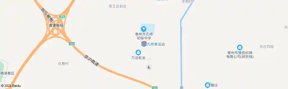 泰州孔桥_公交站地图_泰州公交_妙搜公交查询2025