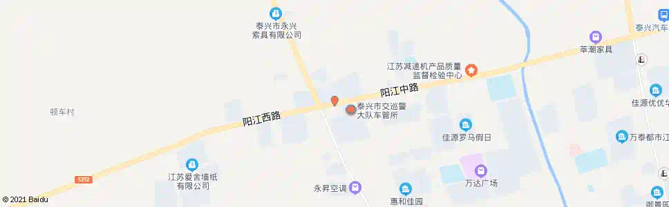 泰州交警大队_公交站地图_泰州公交_妙搜公交查询2025
