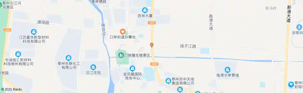 泰州柴墟路口_公交站地图_泰州公交_妙搜公交查询2025