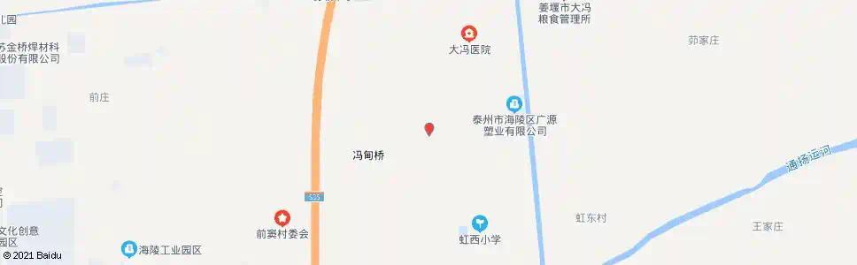 泰州虹西村_公交站地图_泰州公交_妙搜公交查询2025