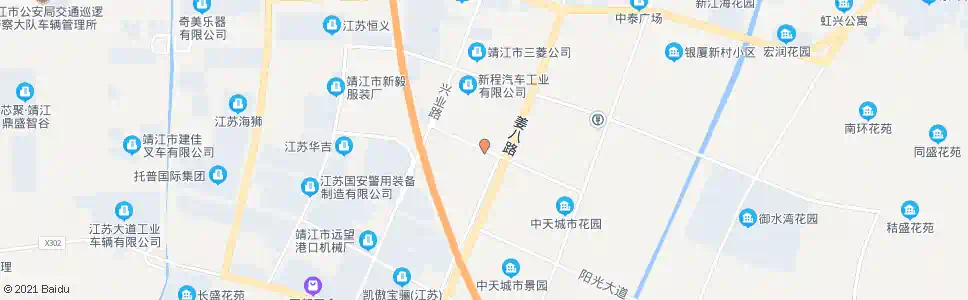 泰州江洲路_公交站地图_泰州公交_妙搜公交查询2025