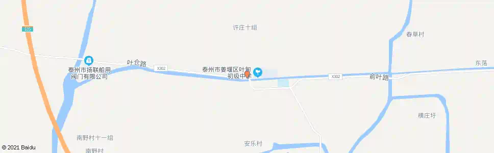 泰州叶甸卫生院_公交站地图_泰州公交_妙搜公交查询2025