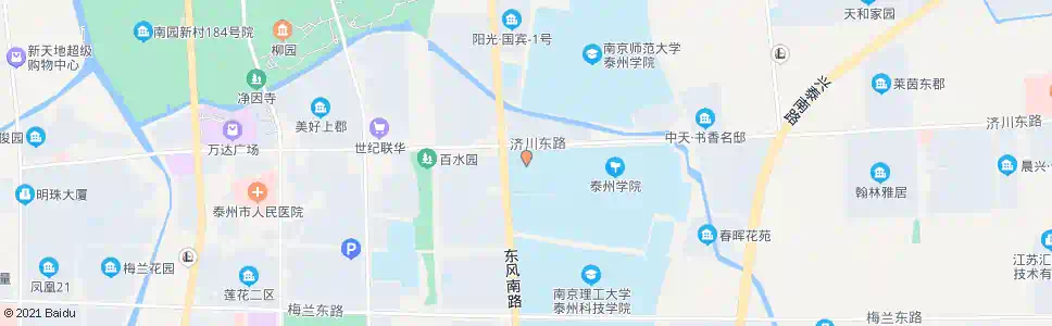 泰州体育馆(北门)_公交站地图_泰州公交_妙搜公交查询2025
