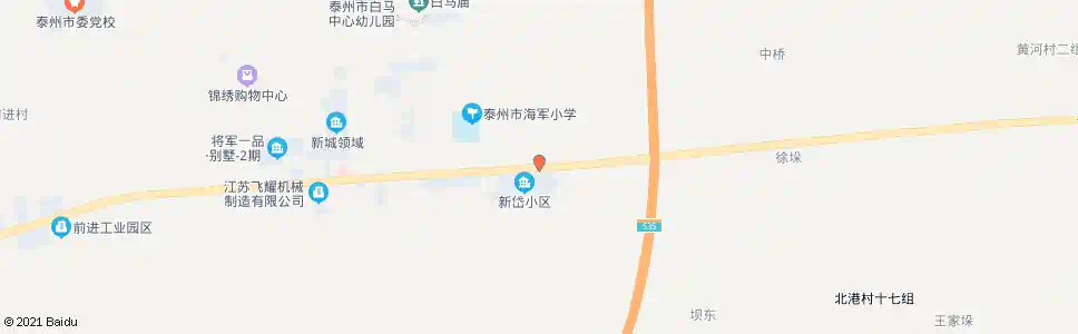 泰州大坝_公交站地图_泰州公交_妙搜公交查询2025