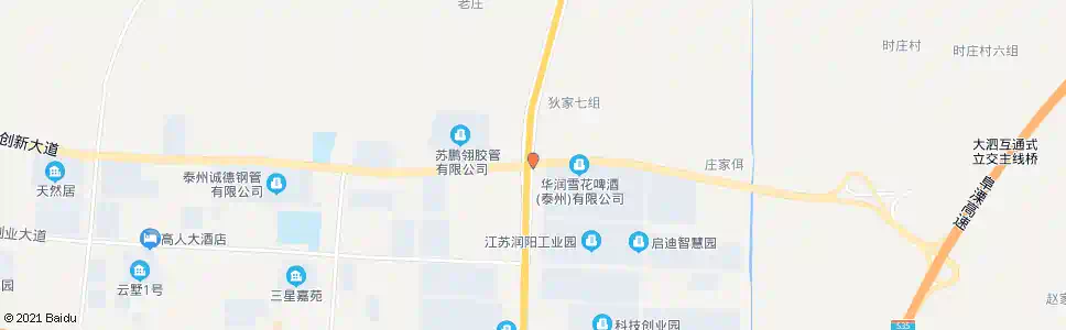 泰州官沟桥_公交站地图_泰州公交_妙搜公交查询2025