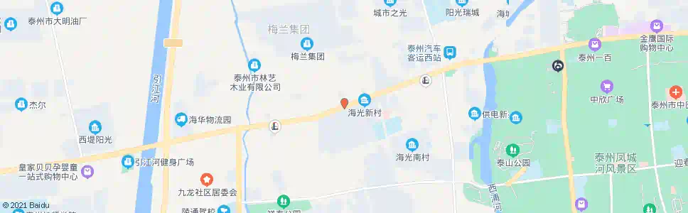 泰州泰州交警一大队_公交站地图_泰州公交_妙搜公交查询2025