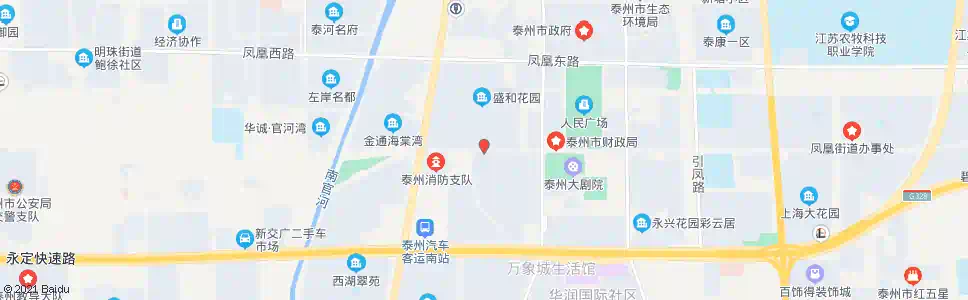 泰州盛和花园南门_公交站地图_泰州公交_妙搜公交查询2025