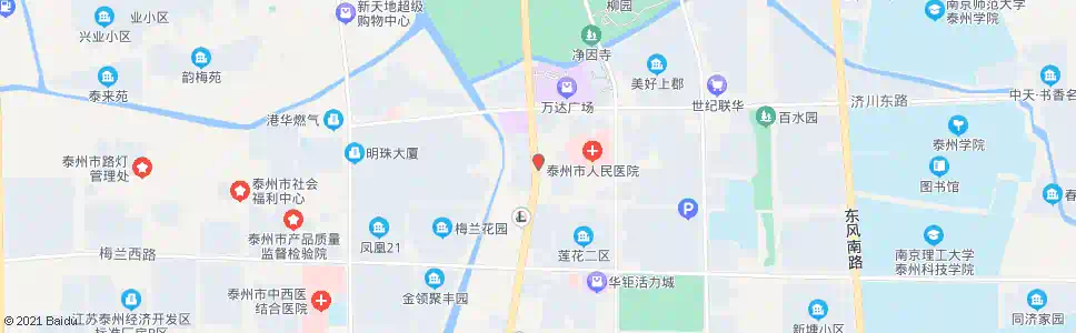泰州花园桥_公交站地图_泰州公交_妙搜公交查询2025