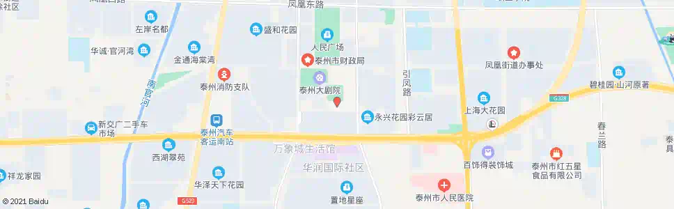 泰州泰州市图书馆_公交站地图_泰州公交_妙搜公交查询2025
