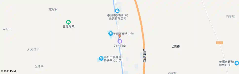 泰州桥头镇_公交站地图_泰州公交_妙搜公交查询2025