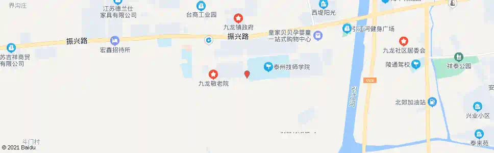 泰州九龙鼎_公交站地图_泰州公交_妙搜公交查询2025
